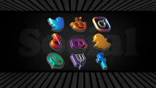 Auric Dark – 3D Icon Pack ডাউনলোড করুন – প্রিমিয়াম আইকন - Screenshot 21