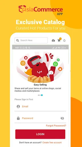 AsiaCommerce Easy Sourcing ডাউনলোড করুন – সেরা ই-কমার্স সমাধান - Screenshot 1