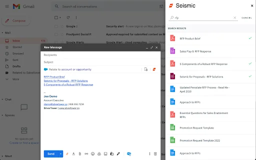 Seismic for Gmail ডাউনলোড করুন – সেলস বৃদ্ধির সেরা টুল - Screenshot 2