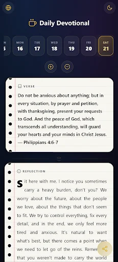 Daily Devotional অ্যাপ ডাউনলোড করুন – বাইবেল ভার্স ও প্রার্থনা - Screenshot 7