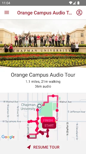 Chapman University Visitors ডাউনলোড করুন – ক্যাম্পাস ট্যুর ও ইভেন্ট গাইড - Screenshot 2