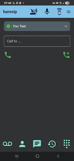 baresip ডাউনলোড করুন – সেরা ফ্রি এবং শক্তিশালী VoIP SIP ক্লায়েন্ট - Screenshot 1