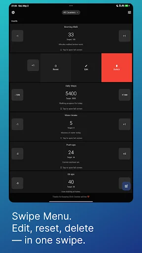 Click Counter ডাউনলোড করুন – সেরা অ্যাড-ফ্রি কাউন্টিং অ্যাপ - Screenshot 24