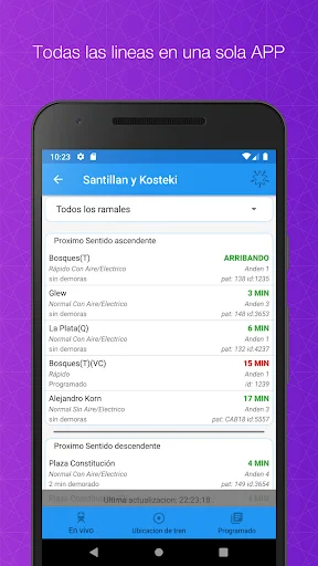 Transporte YA ডাউনলোড করুন – ট্রেন, বাস ও সাবওয়ে লাইভ আপডেট - Screenshot 13
