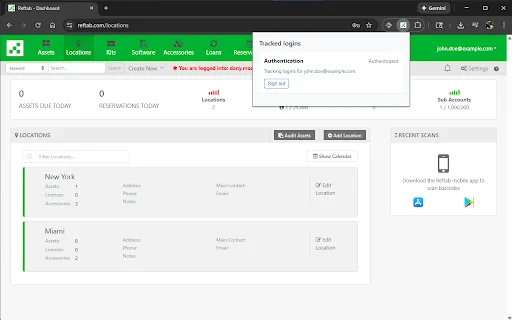 Reftab SaaS Discovery ডাউনলোড করুন – SaaS ব্যবহার ট্র্যাক করুন - Screenshot 1