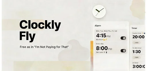 Clockly Fly ডাউনলোড করুন – সেরা স্মার্ট অ্যালার্ম ও টাইমার অ্যাপ - Screenshot 1