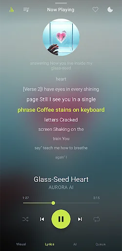 AI Music Player – AURORA ডাউনলোড করুন – সেরা মিউজিক অভিজ্ঞতা - Screenshot 3