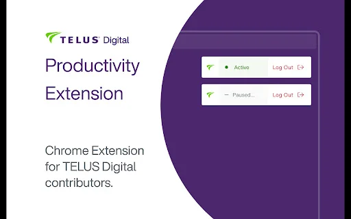 Telus Digital Productivity Extension ডাউনলোড করুন – সেরা টাইম ট্র্যাকিং - Screenshot 1