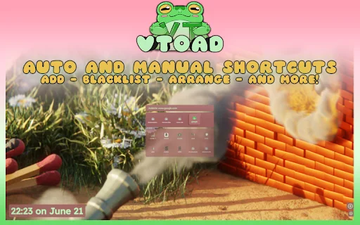 vToad New Tab ডাউনলোড করুন – লাইভ ওয়ালপেপার এবং কাস্টমাইজেশন - Screenshot 3