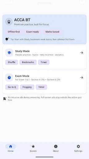 ACCA F1 BT Exam Prep ডাউনলোড করুন – সাফল্যের সেরা মাধ্যম - Screenshot 9