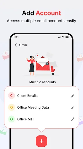 Email App – All Mail Inbox ডাউনলোড করুন – সেরা ইমেইল ম্যানেজার - Screenshot 4