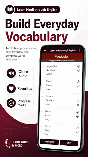 Learn Hindi through English ডাউনলোড করুন – সহজে হিন্দি শিখুন - Screenshot 3