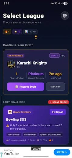 Cricket Auction: Team Builder ডাউনলোড করুন – সেরা ক্রিকেট অকশন গেম - Screenshot 2