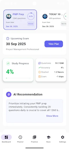 CertiPrep ডাউনলোড করুন – PMP, AWS এবং TOGAF পরীক্ষার সেরা প্রস্তুতি - Screenshot 9