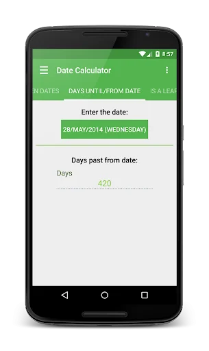 Date Calculator Pro ডাউনলোড করুন – সঠিক তারিখ গণনার সহজ উপায় - Screenshot 3