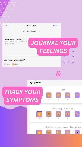 PMDD & PMS Tracker: HealCycle ডাউনলোড করুন – পিরিয়ড ও লক্ষণ ট্র্যাকার - Screenshot 11