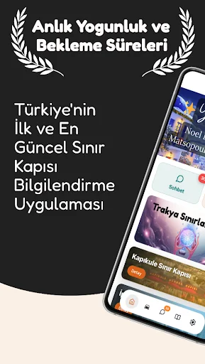 Trakyasınırları-Sınır Kapıları ডাউনলোড করুন – লাইভ ট্রাফিক আপডেট - Screenshot 1