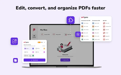 PDF Guru: সেরা PDF এডিটর ও কনভার্টার এক্সটেনশন ডাউনলোড করুন - Screenshot 3