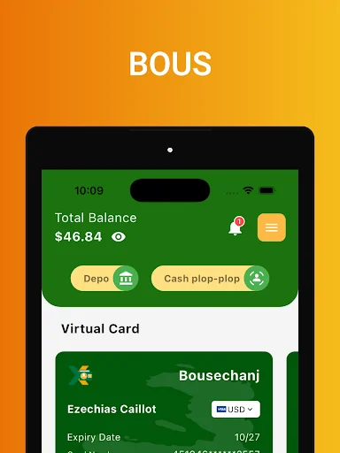 Bous Echanj ডাউনলোড করুন – সেরা ভার্চুয়াল কার্ড সমাধান - Screenshot 16