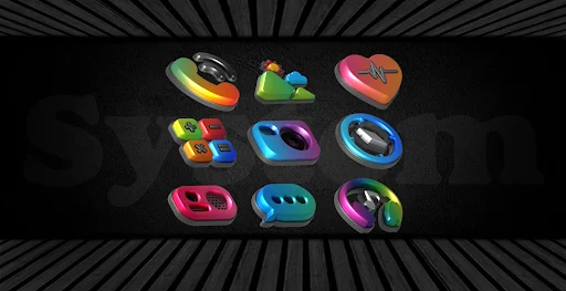 Auric Dark – 3D Icon Pack ডাউনলোড করুন – প্রিমিয়াম আইকন - Screenshot 14