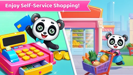 Panda Supermarket Cashier Game ডাউনলোড করুন – সেরা শিক্ষামূলক গেম - Screenshot 3