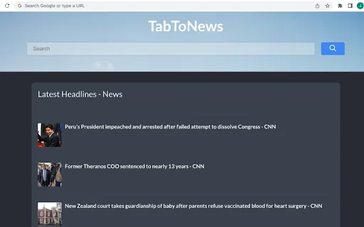 Tabtonews ডাউনলোড করুন – নতুন ট্যাবে লেটেস্ট নিউজ আপডেট পান - Screenshot 2