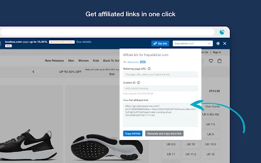 Skimlinks Editor Tool ডাউনলোড করুন – সেরা অ্যাফিলিয়েট মার্কেটিং টুল - Screenshot 4