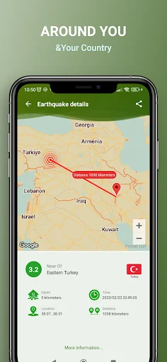 Earthquakes Near Me ডাউনলোড করুন – রিয়েল-টাইম ভূমিকম্প সতর্কতা - Screenshot 13