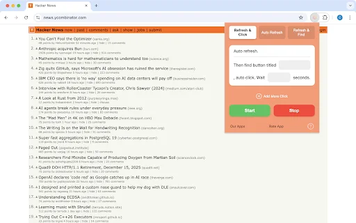 Auto Refresh & Clicker ডাউনলোড করুন – সেরা অটোমেটিক ব্রাউজার টুল - Screenshot 1