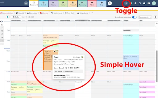ezyVet Simple Hover ডাউনলোড করুন – কাজের দক্ষতা বাড়ান - Screenshot 1