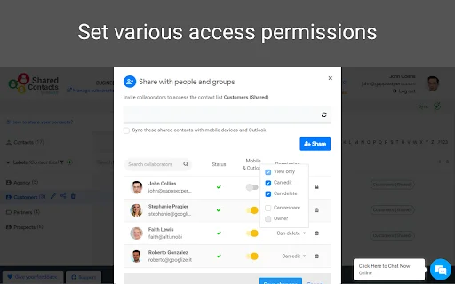 Google Contacts শেয়ার করুন সহজেই – Shared Contacts for Gmail ডাউনলোড - Screenshot 3