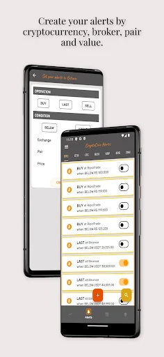Cryptocoin Alerts ডাউনলোড করুন – ক্রিপ্টোকারেন্সি প্রাইস অ্যালার্ট - Screenshot 3