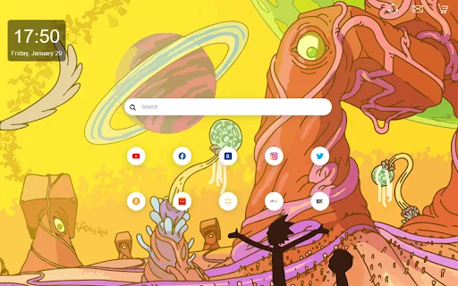 Rick and Morty NewTab ডাউনলোড করুন – সেরা থিম ও ফিচার - Screenshot 3