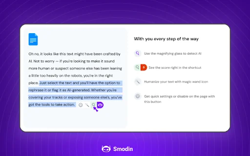 Smodin AI Detector: আপনার লেখাকে করুন আরও নির্ভুল ও মানবিক - Screenshot 2