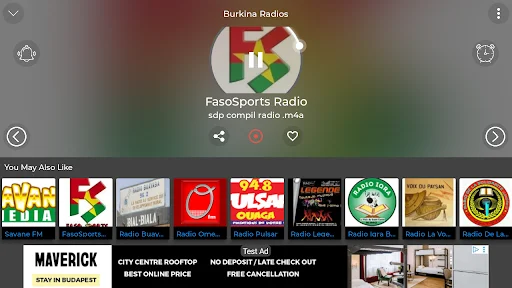 Burkina Radios + Recorder ডাউনলোড করুন – লাইভ রেডিও ও রেকর্ডিং - Screenshot 24