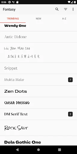 Fontasy – Google Fonts ব্রাউজার ডাউনলোড করুন – সেরা ফন্ট টুলস - Screenshot 2