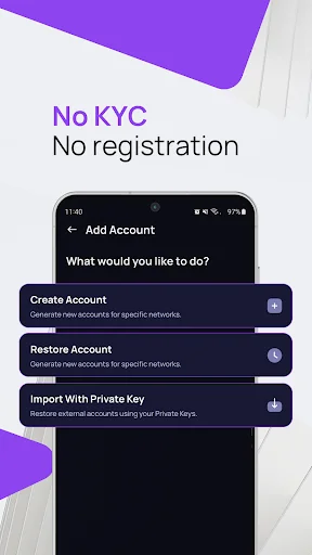 Klever Wallet ডাউনলোড করুন – নিরাপদ মাল্টিচেইন ক্রিপ্টো ওয়ালেট - Screenshot 5
