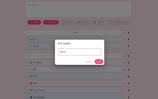 Awesome New Tab ডাউনলোড করুন – আপনার ব্রাউজারকে কাস্টমাইজ করুন - Screenshot 4