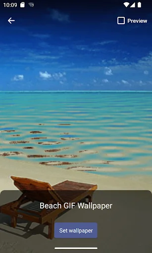 Beach GIF Wallpaper ডাউনলোড করুন – সমুদ্রের ঢেউয়ের লাইভ ওয়ালপেপার - Screenshot 4