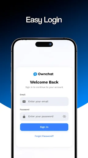Ownchat ডাউনলোড করুন – আপনার ক্লায়েন্টদের সাথে সহজে যোগাযোগ করুন - Screenshot 1