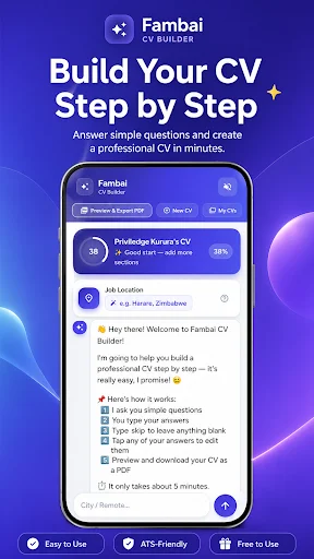 Fambai CV Builder ডাউনলোড করুন – ATS ফ্রেন্ডলি সিভি ও পোর্টফোলিও - Screenshot 8