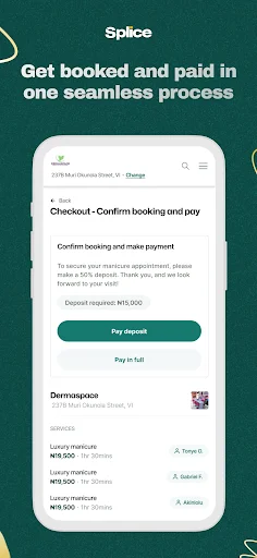 Splice: Bookings & Payments ডাউনলোড করুন – সেরা বিজনেস ম্যানেজমেন্ট অ্যাপ - Screenshot 2