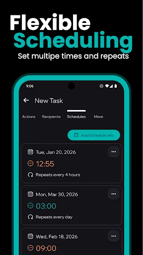 TikTask ডাউনলোড করুন – WhatsApp ও Telegram মেসেজ শিডিউল করুন - Screenshot 4